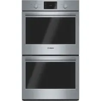 Bosch 30" 2 x 4.6 Cu. Ft.Electric Double Wall Oven (HBL5551UC) - Stainless Steel