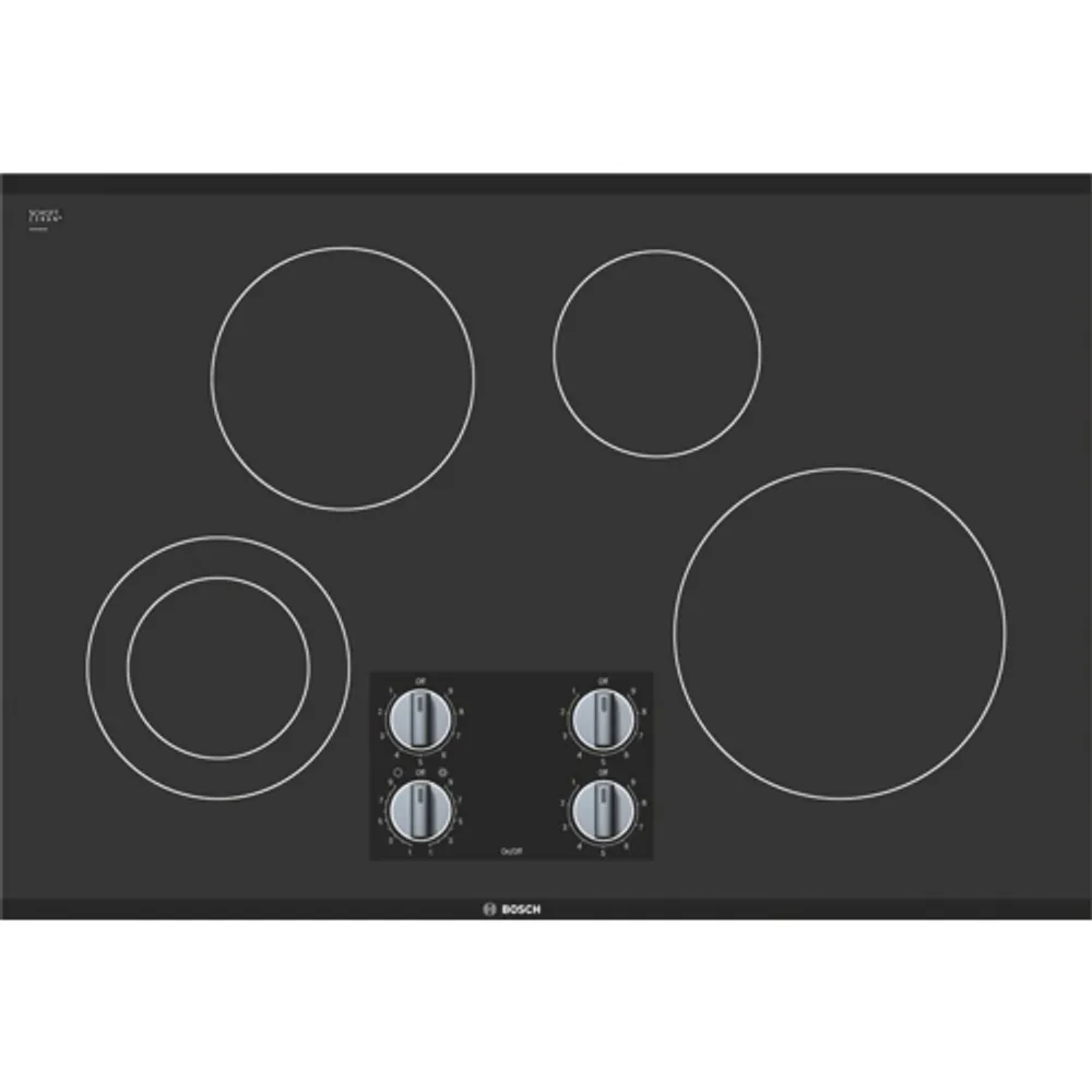 Bosch 30" 4-Element Electric Cooktop (NEM5066UC) - Black
