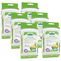 Lingettes Bamboo Baby pour se moucher d'Aleva Naturals - Paquet économique - 180 lingettes