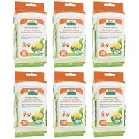 Lingettes Bamboo Baby pour suces et jouets d'Aleva Naturals - Paquet économique - 180 lingettes