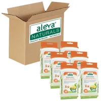 Lingettes Bamboo Baby pour suces et jouets d'Aleva Naturals - Paquet économique - 180 lingettes