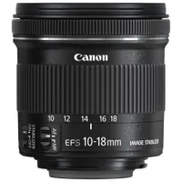 Canon EF-S 10-18mm f/4.5-5.6 IS STM Lens (9519B002) - Black