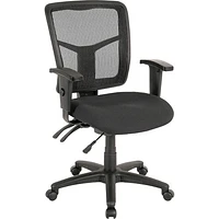 Lorell 86000 Series Mid-Back Chair - Black