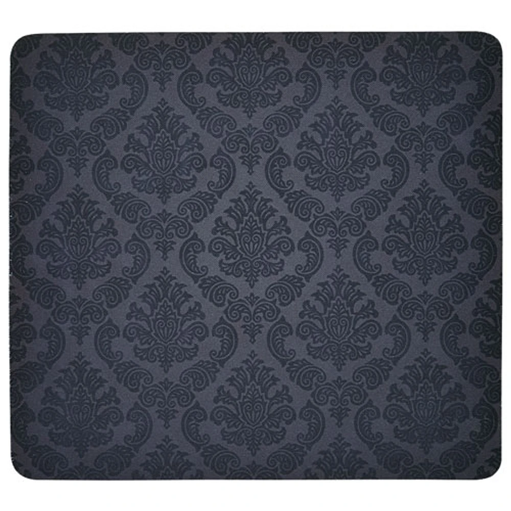 Insignia Mouse Pad - Damask - Black - Only at Best Buy