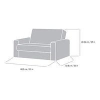 Sofa rabattable pour enfants de Comfy Kids - Chiots