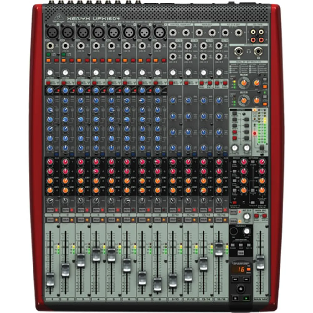 Behringer's Xenyx UFX1604 16- Mixer