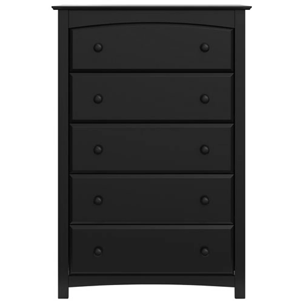 Storkcraft Kenton 5-Drawer Nursery Dresser-Black