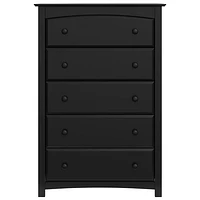Storkcraft Kenton 5-Drawer Nursery Dresser-Black