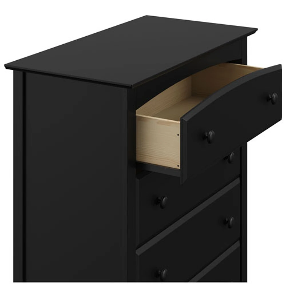 Storkcraft Kenton 5-Drawer Nursery Dresser-Black