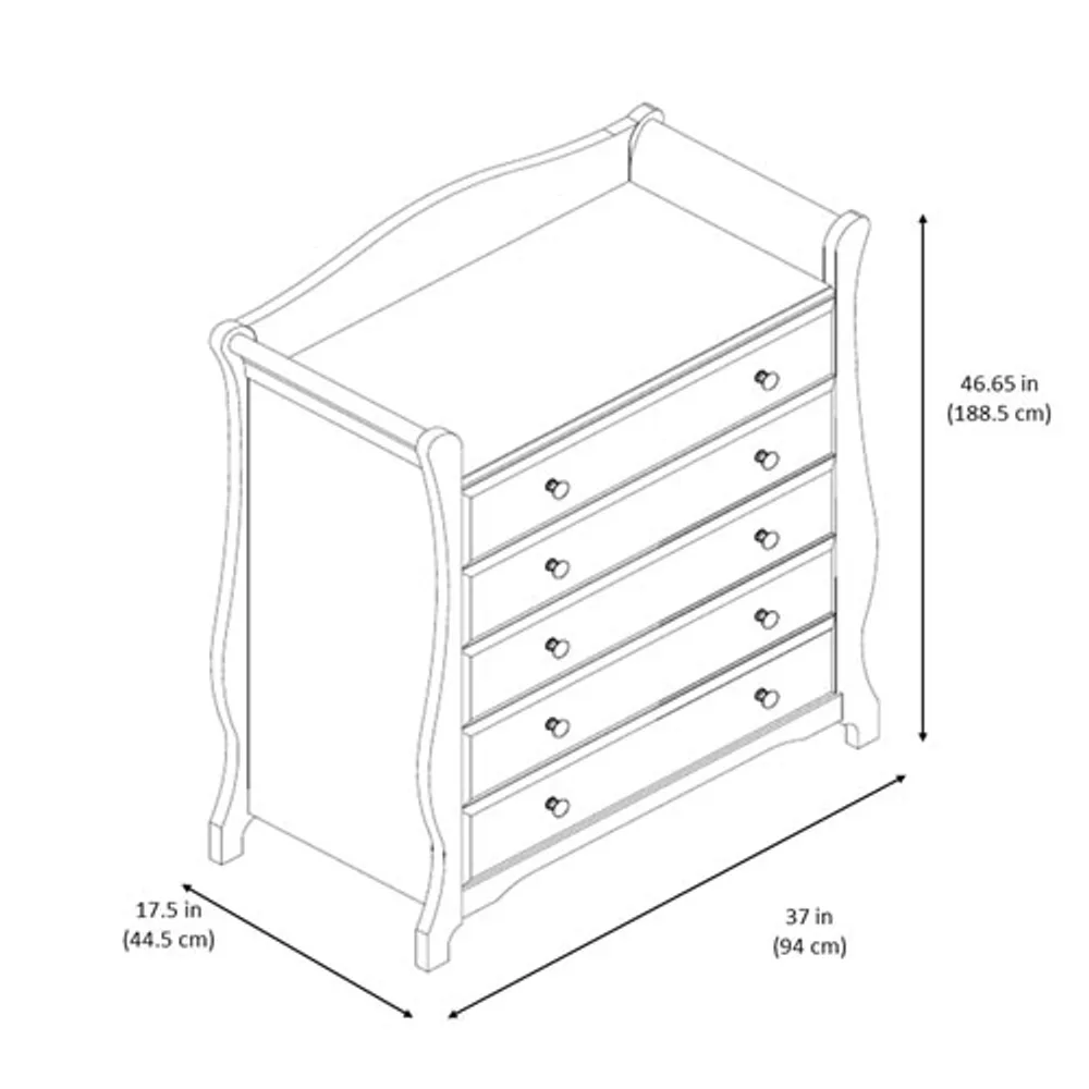 Storkcraft Avalon -Drawer Nursery Dresser