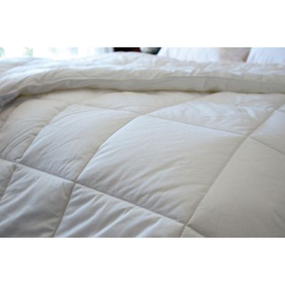 Maholi Royal Elite Collection 260 Thread Count Duck Down 4 Seasons Duvet - Queen - White