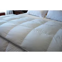 Douillette 4 saisons en duvet d'oie contexture de 260 Royal Elite de Maholi - Lit simple - Blanc