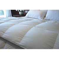 Maholi Royal Elite Collection 260 Thread Count Goose Down Winter Plus Duvet -Double/Full - White