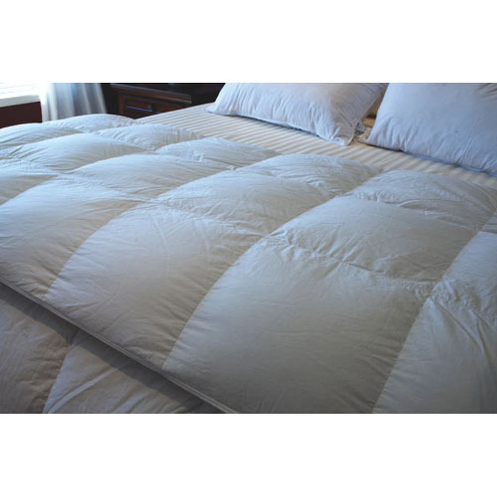 Douillette d'hiver lourde duvet de canard contexture 260 Royal Elite de Maholi - Très grand - Blanc