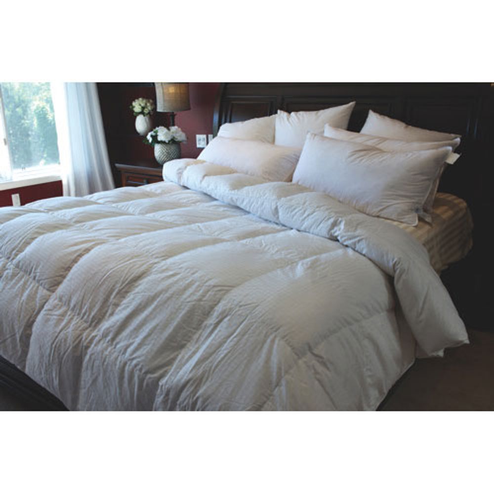 Maholi Royal Elite Collection 400 Thread Count Duck Down 4 Season Duvet - Single/Twin - White