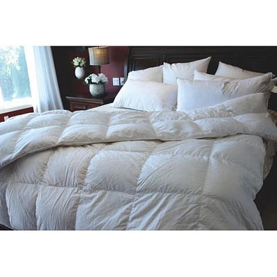 Maholi Royal Elite Collection 260 Thread Count Duck Down 4 Seasons Duvet - Single/Twin - White