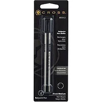 Cross Universal Ballpoint Pen Refill (CRO85132) - 2 Pack - Black