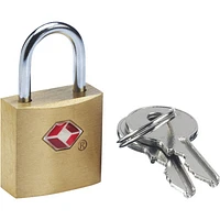 Go Travel TSA Luggage Brass Padlock