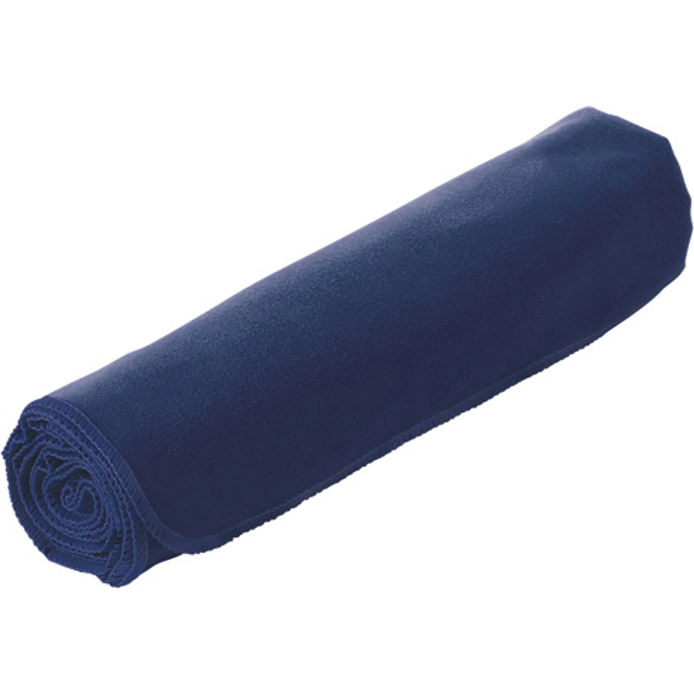 Grande serviette en microfibre de Go Travel - Bleu foncé