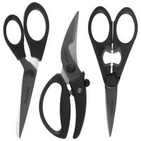 Cuisinart 3-Piece Kitchen Shear Set - Silver/Black