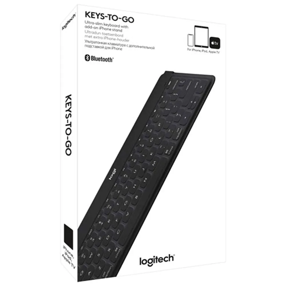 Logitech Keys-To-Go iPad Keyboard - Black