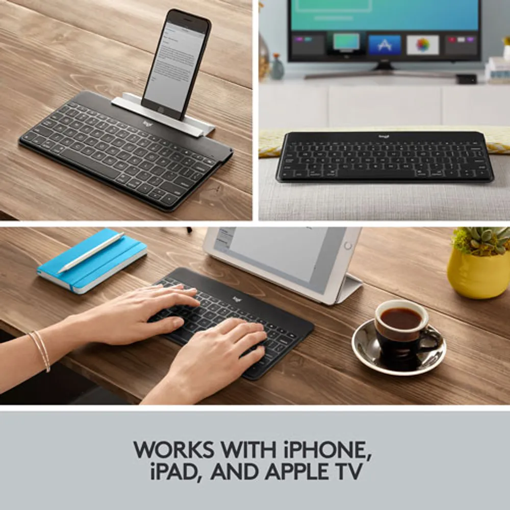 Logitech Keys-To-Go iPad Keyboard - Black