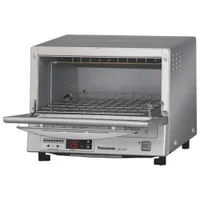Panasonic FlashXpress Double Infrared Toaster Oven (NBG110P) - 0.5 Cu. Ft./14L - Silver