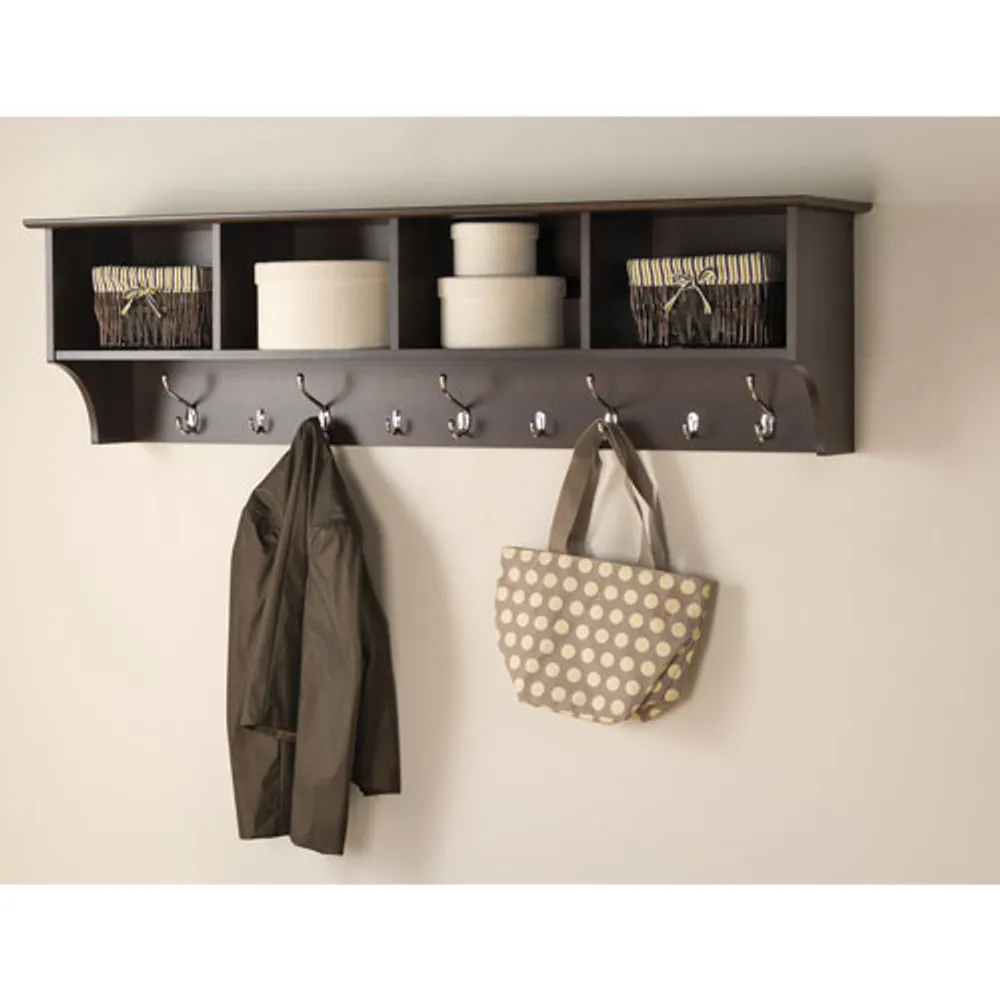 Prepac 60" Wide Hanging Entryway Shelf