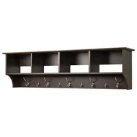 Prepac 60" Wide Hanging Entryway Shelf