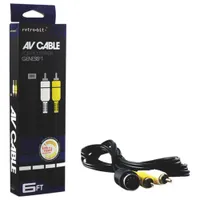 Retro-Bit 1.8m (6 ft.) AV Cable for Genesis 1