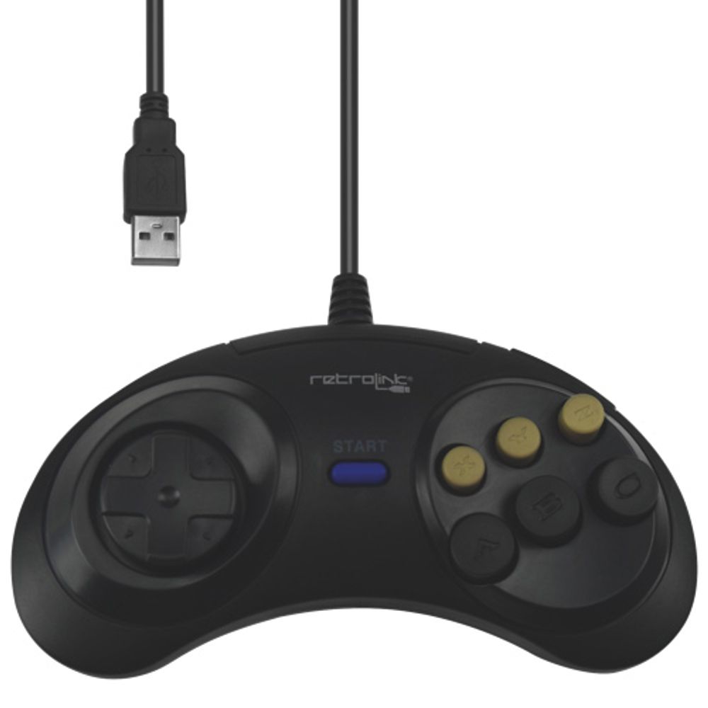 Retro-Bit Retrolink USB Controller - Black