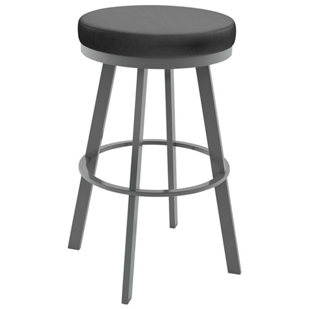 Swice Contemporary Counter Height Barstool - Magnetite