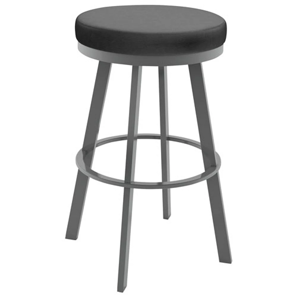 Swice Contemporary Bar Height Barstool - Magnetite