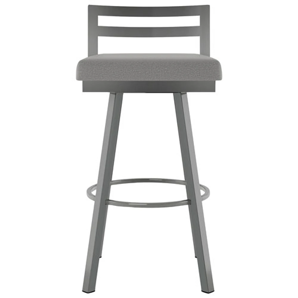 Derek Modern Counter Height Barstool - Magnetite