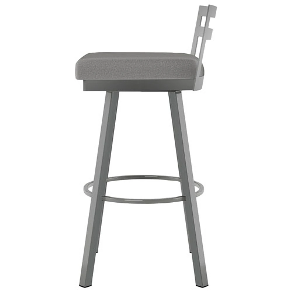 Derek Modern Counter Height Barstool - Magnetite