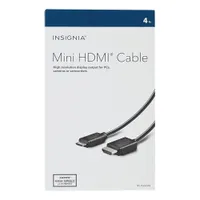 Insignia 1.22 (4 ft.) HDMI A to Mini-HDMI Cable (NS-PG04502-C) - Black - Only at Best Buy