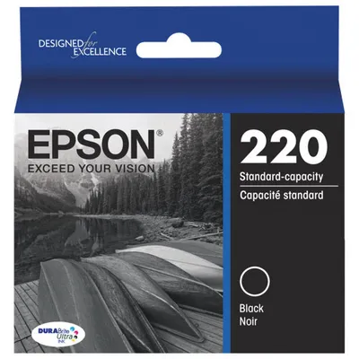 Cartouche d'encre noire DURABrite Ultra T220 d'Epson (T220520-S)