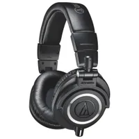 Casque d'écoute ATH-M50X d'Audio-Technica - Noir