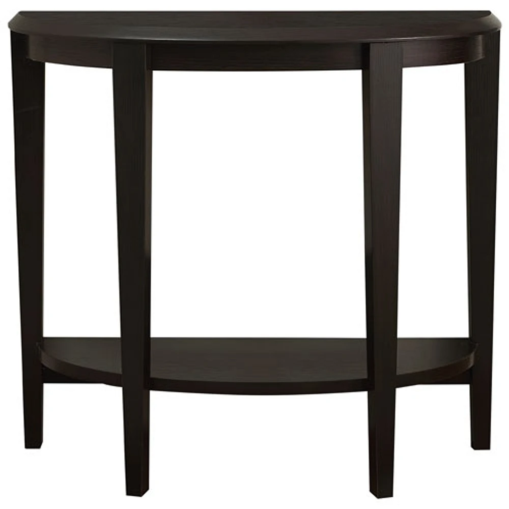 Contemporary Half-Moon Accent Table