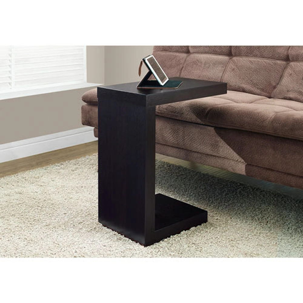 Contemporary Rectangular Accent Table - Cappuccino (I 2486)