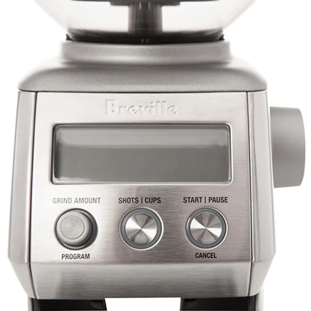Breville Smart Grinder Pro Burr Coffee Grinder - Die Cast Metallic