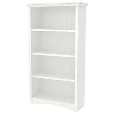 Gascony 58.3" 4-Shelf Bookcase - Pure White