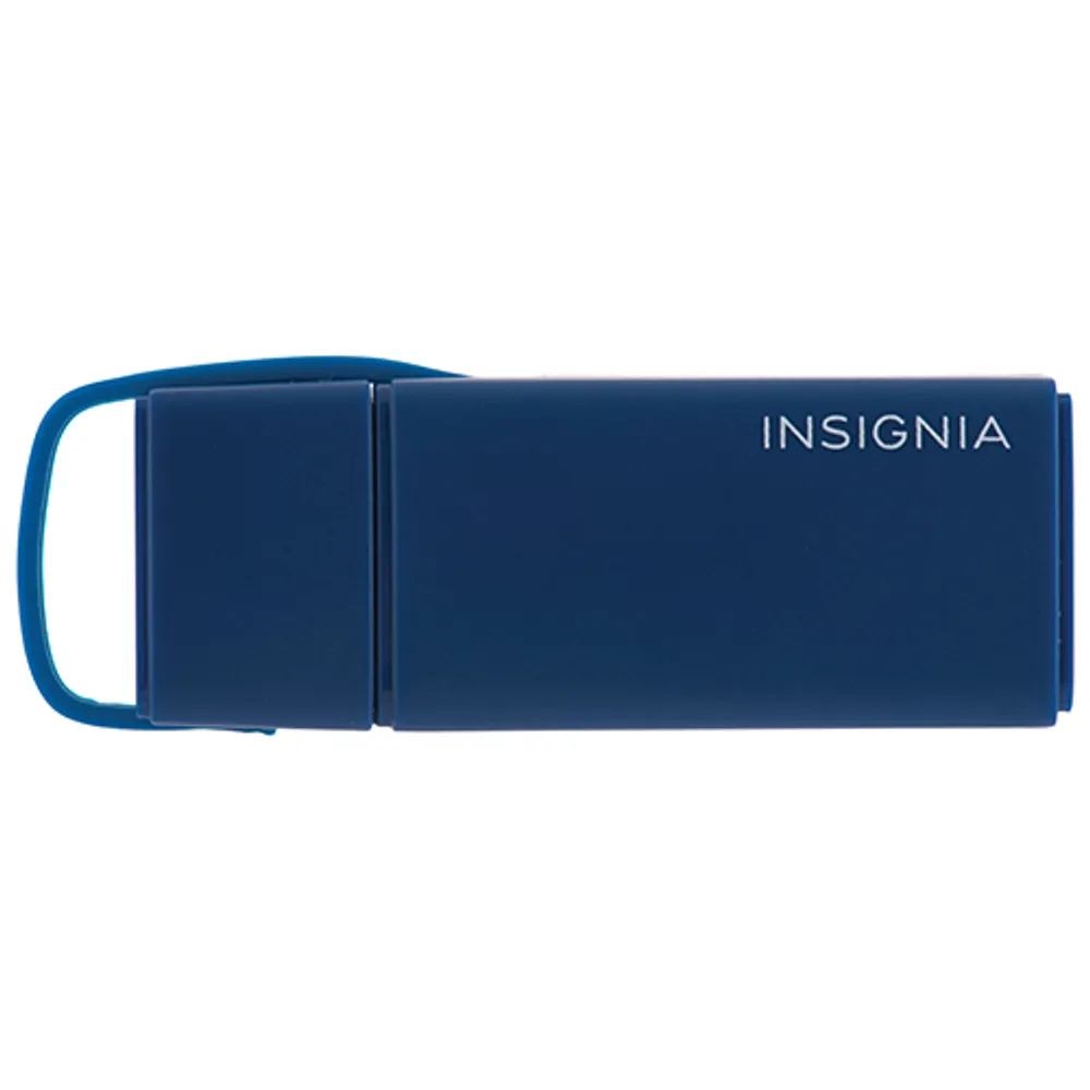 Insignia USB 3.0 2-in-1 Memory Card Reader - Blue - Only at Best Buy