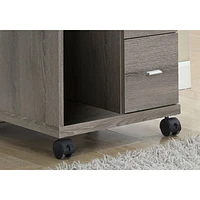 Monarch 2-Drawer Mobile Printer Stand - Dark Taupe