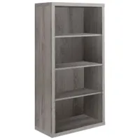 48" 4-Shelf Bookcase - Dark Taupe