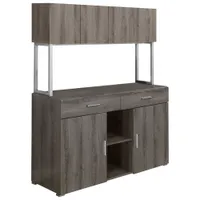 Monarch Storage Credenza - Dark Taupe