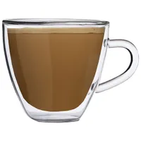 Brilliant Double Double Heart Mocca Cup - Set of 2