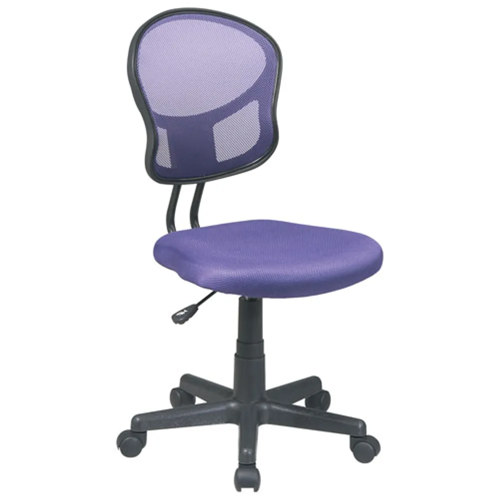 Office Star OSPDesigns Polyester Task Chair - Purple
