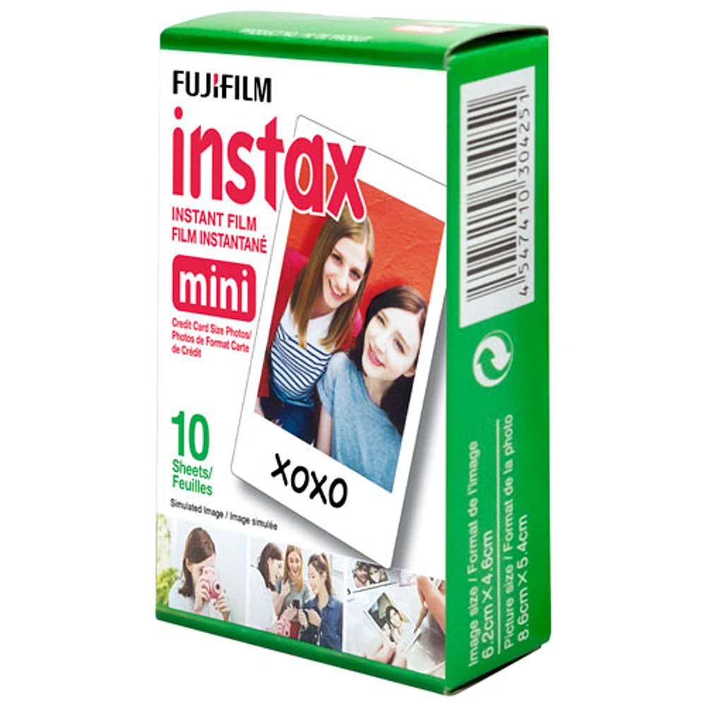 Pellicule à développement instantané pour Instax Mini de Fujifilm - 10 feuilles