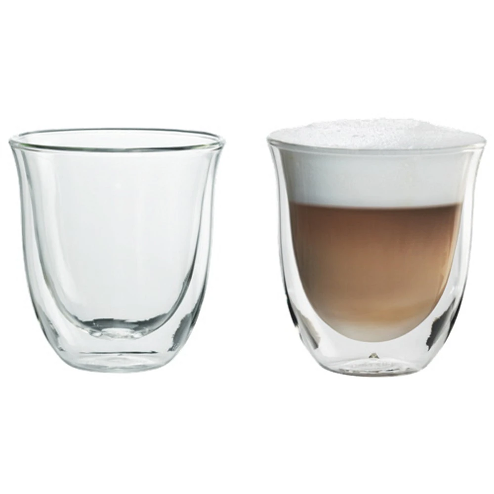 De'Longhi Cappuccino Glass - 2 Pack